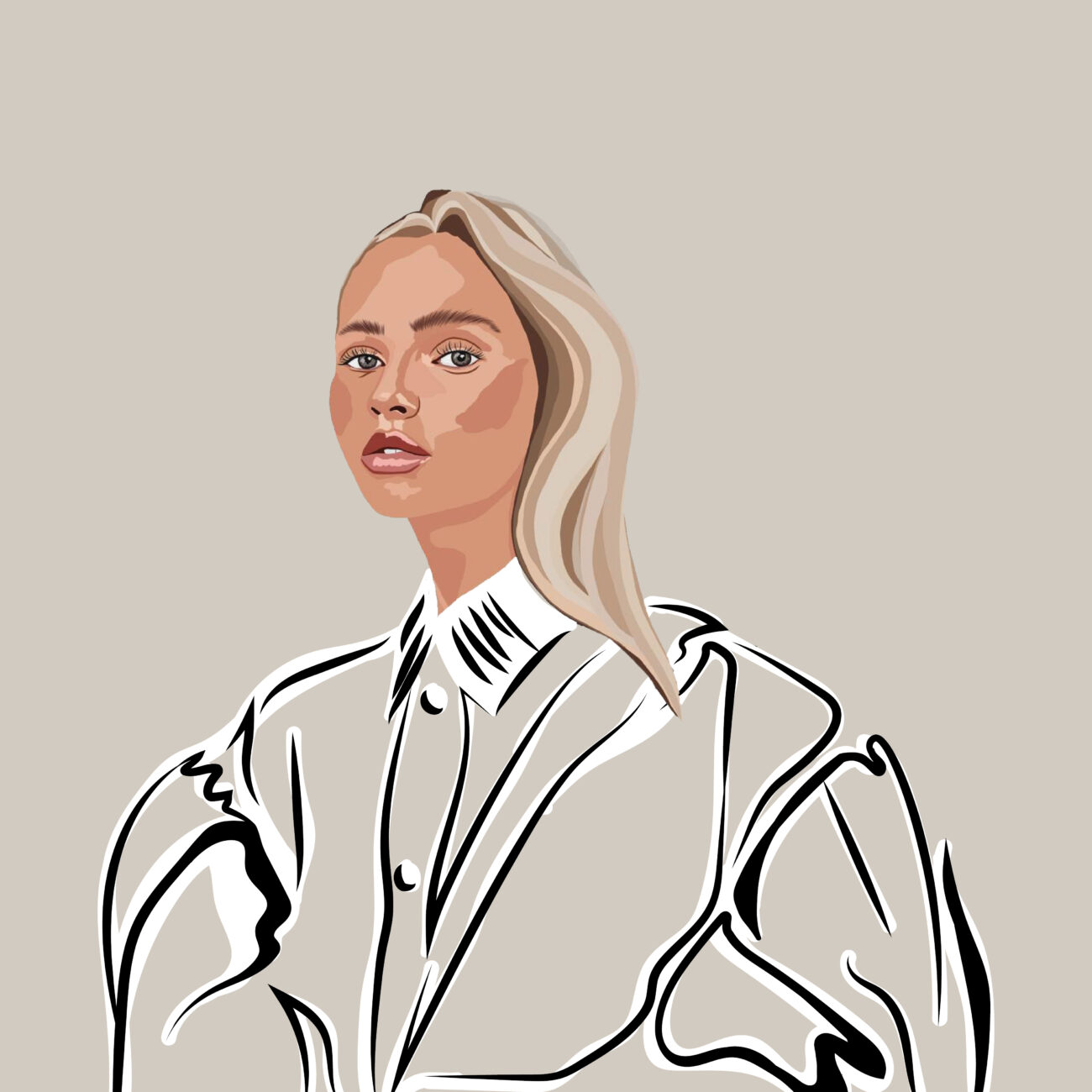 Illustratie mode